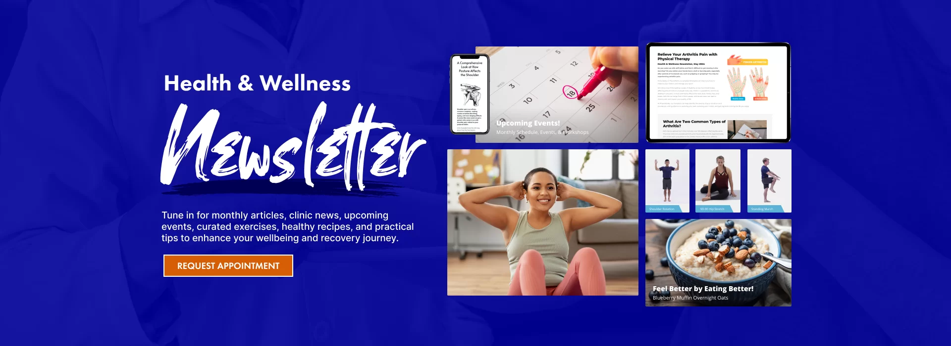 Health and wellness newsletter by Baylife Physical Therapy